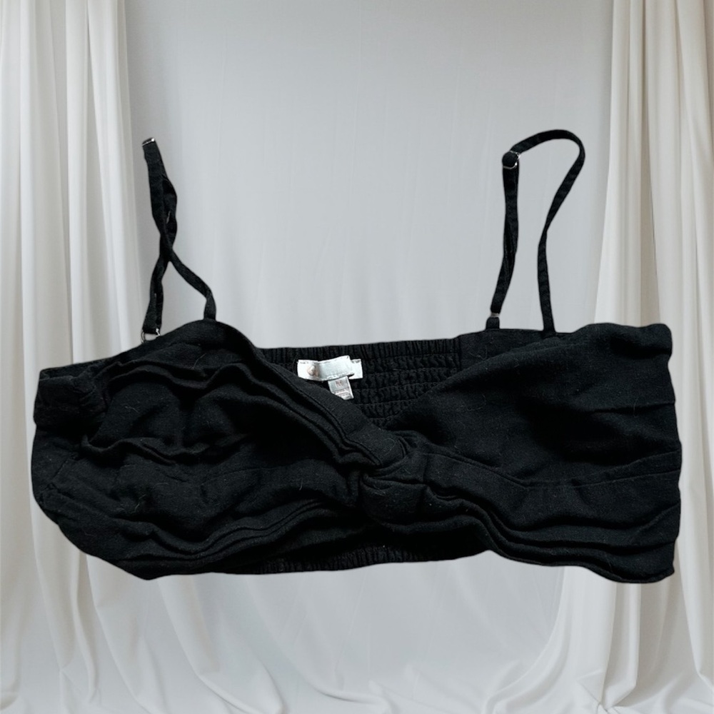 Black Women's Crop Top